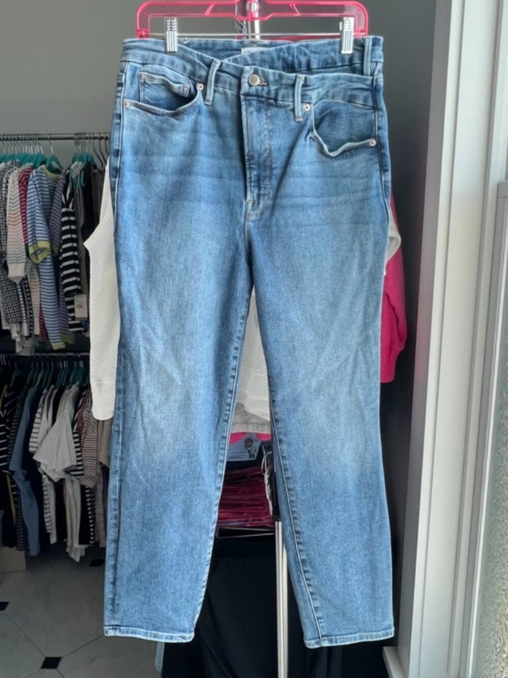 GOOD AMERICAN Junior Size 15 Straight Leg Jeans